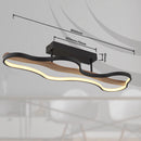 Plafoniera LED 30W moderna per salotto o camera