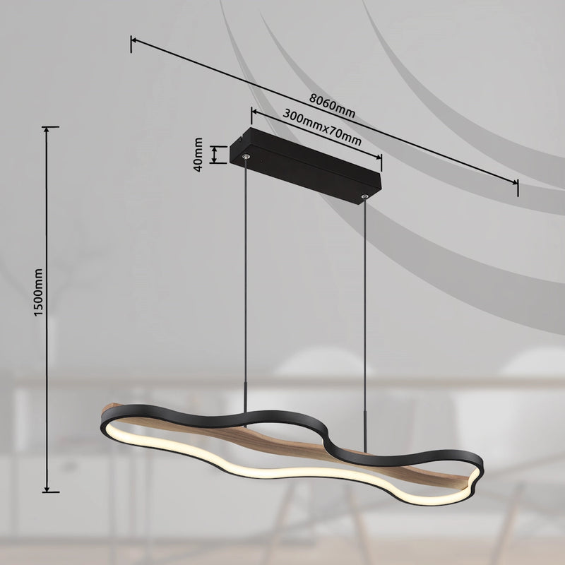Bezzy 67181H | Lampadario LED Moderno | Globo Lighting