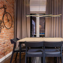 Geronimo 67206HW | Lampadari LED | Metallo e Legno