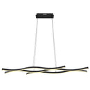 lampadario lineare LED 35 W per soggiorno elegante