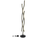 lampada da terra LED Geronimo 28W metallo nero design moderno