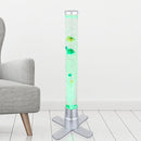 Lampada da terra effetto acquario con LED RGB