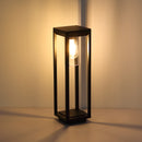 lampioncino da giardino Candela nero moderno IP44