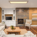 Carla 41589D5 | Plafoniera LED Moderna | Legno 120x80cm | Globo Lighting