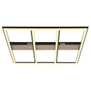 plafoniera moderna quadrata 60x60 con led integrato luce calda