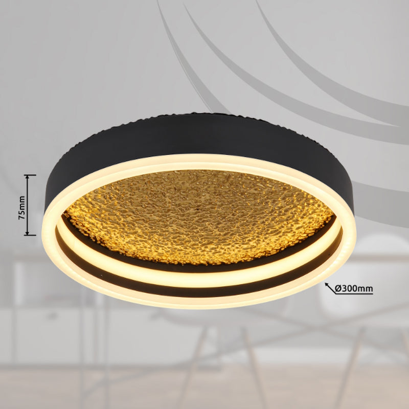 Hedi 48460-24 | Lampada LED Moderna | Nero oro | Globo Lighting