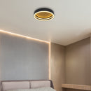 plafoniera moderna Ø30 cm doppio anello luminoso