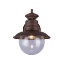 illuminazione da esterno in stile retrò ruggine IP44
