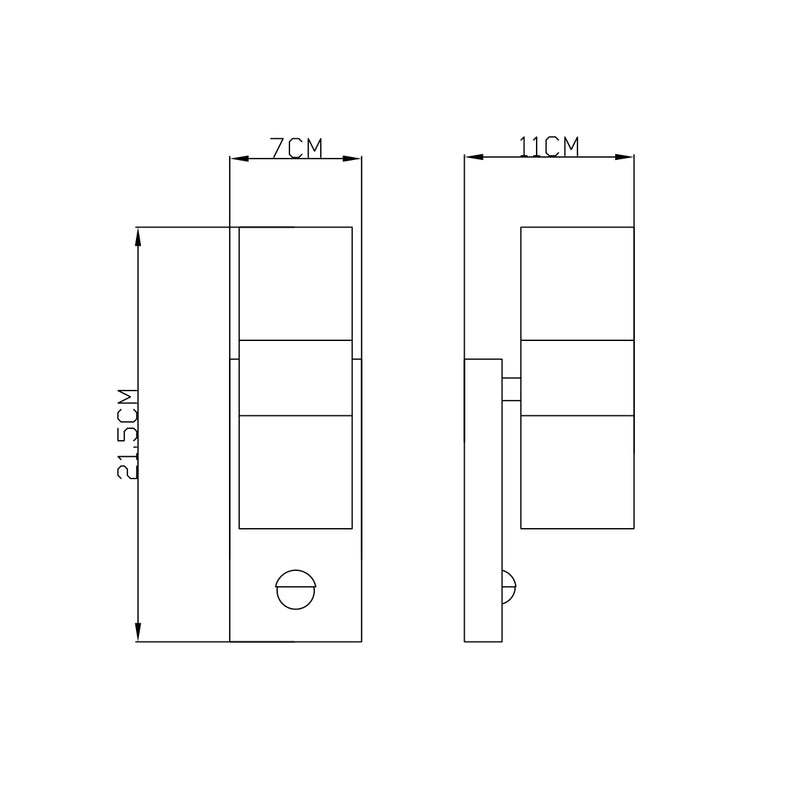 Style 3201-2SL | Applique da Esterno | Globo Lighting