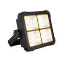 proiettore LED da esterno ricaricabile solare e USB 1000 lumen
