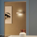 lampada parete moderna 42 cm in gesso con luce su e giù e doppio attacco E14