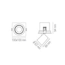 Faretto Outsider | LED 15W | Illuminazione da incasso | Intec Light