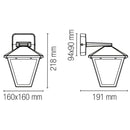 Applique Prima | Lampade da Esterno | Illuminazione Moderna | Intec Fan Europe