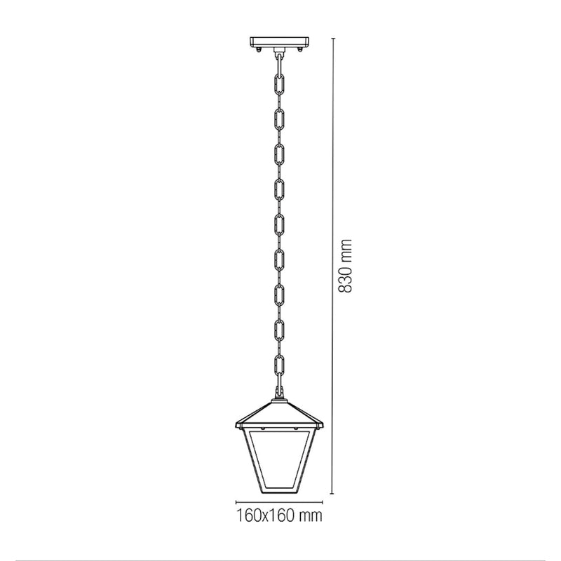 Prisma | Lampadari da Esterno | Illuminazione Moderna | Intec Fan Europe