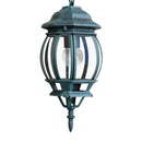 illuminazione rustica da giardino con vetri stondati