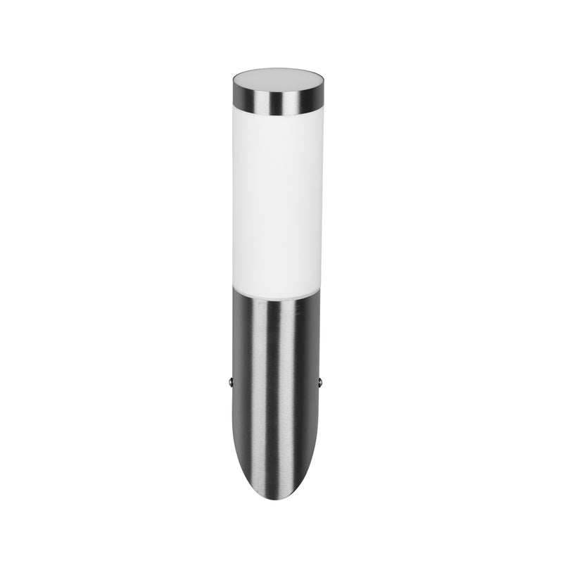 illuminazione esterna tubolare moderna inox satinato