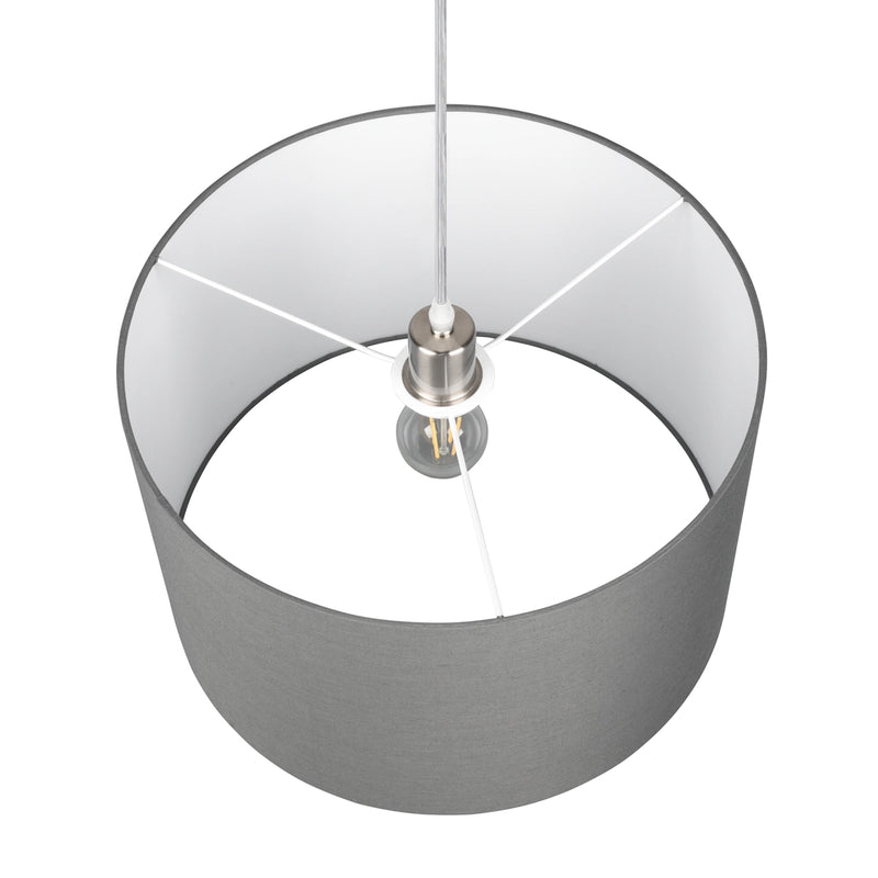Lampadario Hotels sospensione Ø40 cm grigio per soggiorni e camere moderne