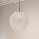 Lampadario Vidik | Plastica intrecciata | Illuminazione moderna