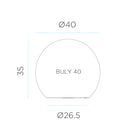 Buly 40 | Lampade LED da Giardino | NewGarden