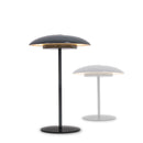 Lampade da tavolo ricaricabili LED grigio antracite o bianco per bar ristoranti e bistro