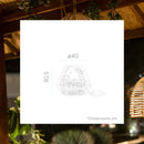 Sisine Hang | Lampadario da Interno | Fibre Naturali | NewGarden