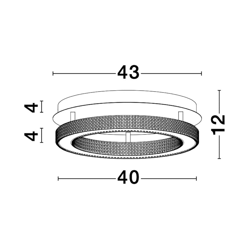 Fiore 9285420 | Plafoniera oro | Lampade LED | Nova Luce