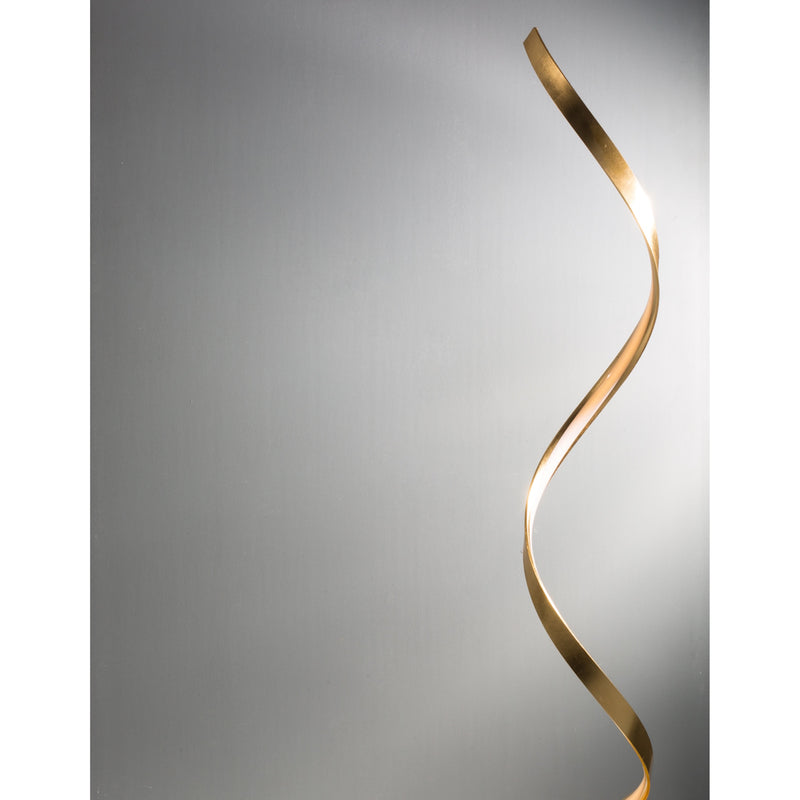 Leon 9512110 | Lampada da terra LED oro | Nova Luce