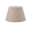 Paralume tronco di cono Ø20 cm in tessuto teletta grigio tortora Made in Italy E14