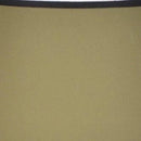 Paralume ricambio per applique e lampade da tavolo Ø20 cm in cotone verde kaki con bordo nero