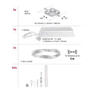 MacLed Argento | Kit Faretti LED | Paulmann 94420