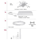 MacLed Bianco | Kit Faretti LED su Cavo | Paulmann 94422 