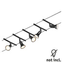 tesata luminosa per vetrine negozi musei e mostre da completare con lampadine led