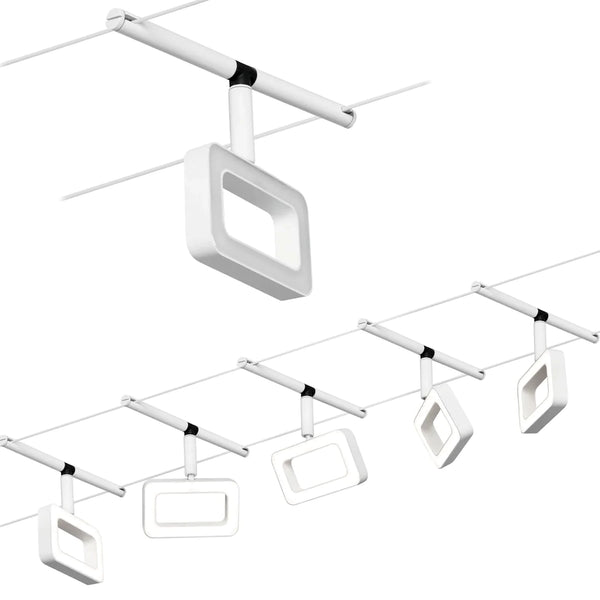 Frame Bianco | Kit Faretti LED su Cavo | Paulmann 94483