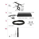 Frame Basic Nero | Tesata Faretti LED su Cavi | Paulmann 94485