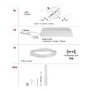 Cardan Basic Bianco | Kit faretti su Cavo | Paulmann 94492