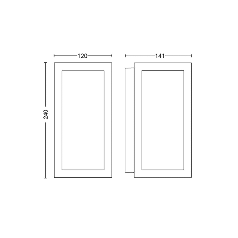 Impress 915005730601 | Applique da Esterno | Lampade Smart Intelligenti | Philips Hue
