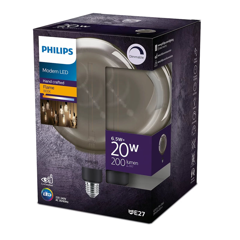 Lampadine LED | Lampada LED XXL Vintage Globo Fumè | Philips
