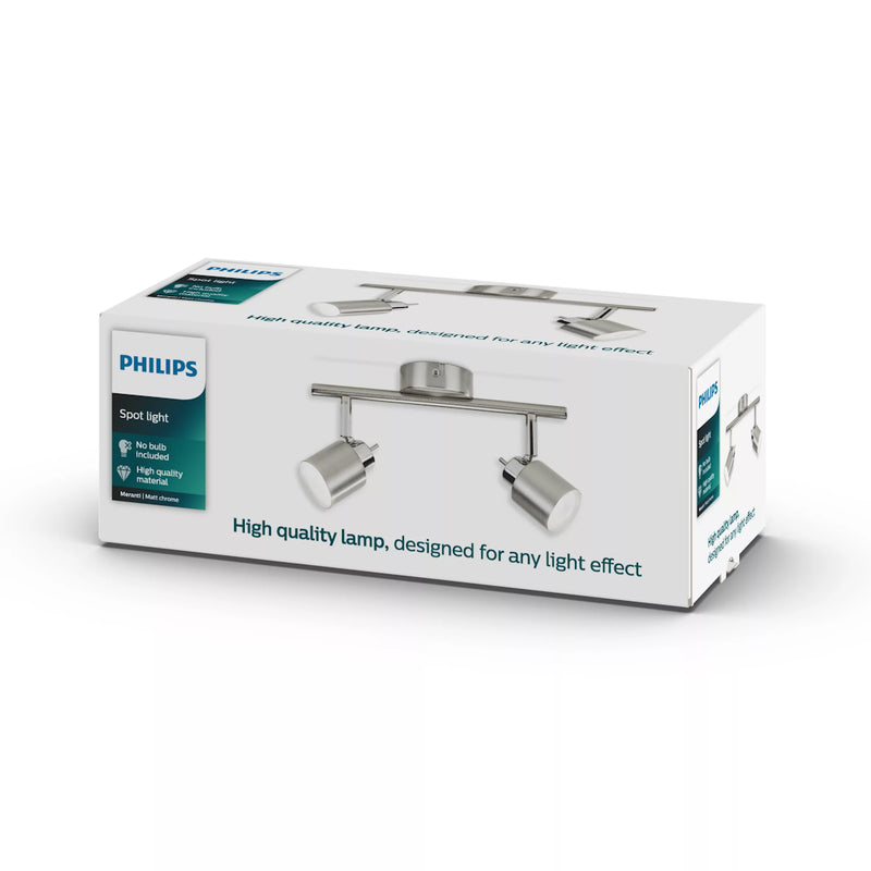 Philips lampada a 2 faretti Meranti per cucina, soggiorno o bagno