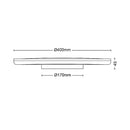 Ozziet | Plafoniere LED 40 cm | Nero | Philips