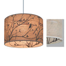 Lampadario Sherwood Ø30 cm effetto legno con motivi naturali