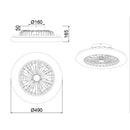 Plafoniera LED con Ventilatore da Soffitto Stralsund R62522187 di Trio Lighting