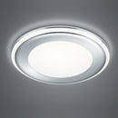 Faretto da Incasso Ø14 cm finitura cromata con doppio LED e corpo ultra sottile