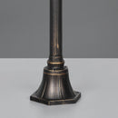 Volturno 405960128 | Lampione da Giardino | Illuminazione da Esterno | Nero oro