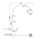 Piantana Argentina 411700108 Lampada da Terra moderna by Trio Lighting