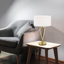 Paris | Lampada da Appoggio Classica | Oro | Abat-jours