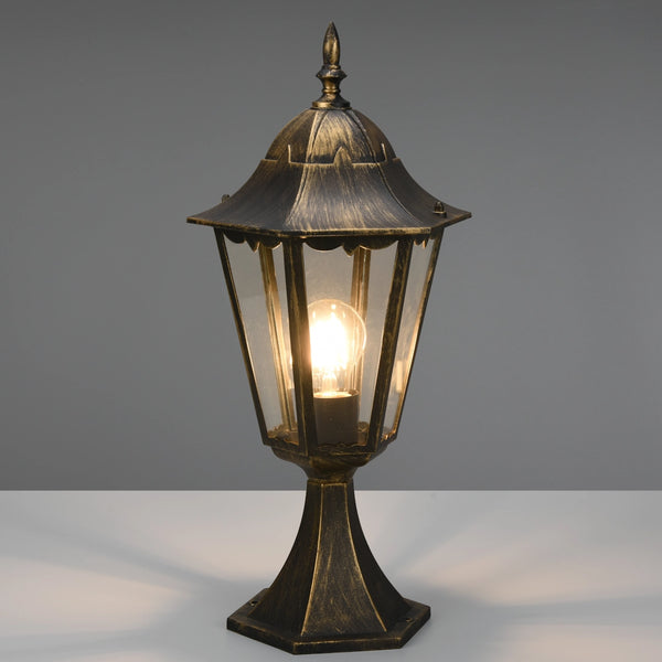 Mella 506360128 | Lampioni da Giardino | Illuminazione Esterna | Nero oro