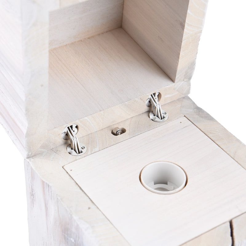 Treasure 514110101 | Lampada da Tavolo | Legno Bianco | Trio Lighting