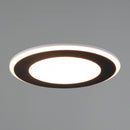 Faretto da Incasso Aura colore Nero Opaco Ø14 cm con doppio LED e corpo ultra sottile

