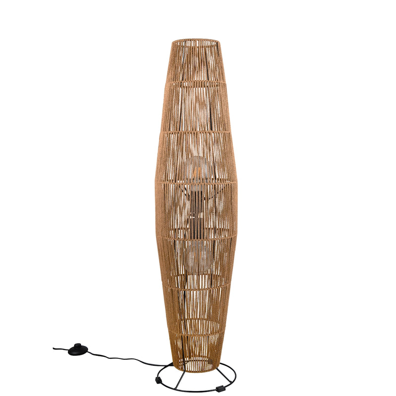 Piantana Miki | Lampade Boho | Carta Rattan