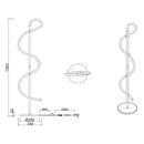 Argos R42361106 | Lampada da terra | LED design moderno | RL Trio